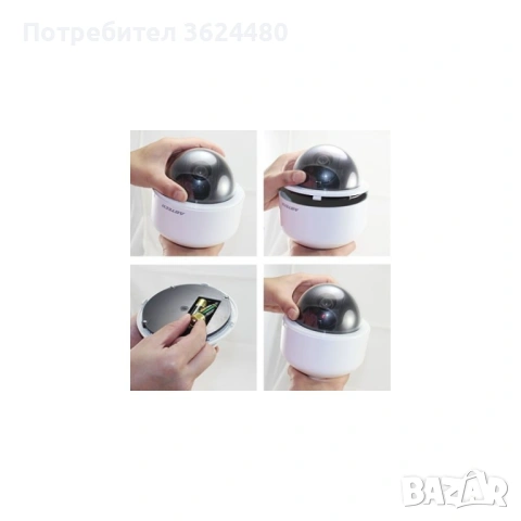 Фалшива охранителна камера  ЗА ВИДЕОНАБЛЮДЕНИЕ 0376, снимка 3 - IP камери - 53453690