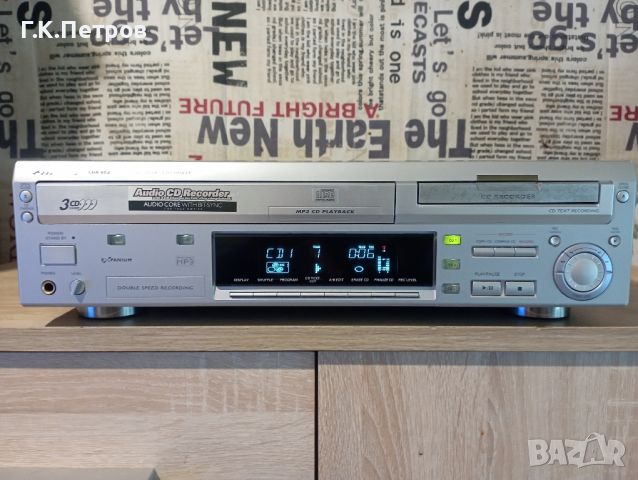 "Philips"CDR802 Audio CD Recorder/СД-записвачка, снимка 1 - Ресийвъри, усилватели, смесителни пултове - 45380570