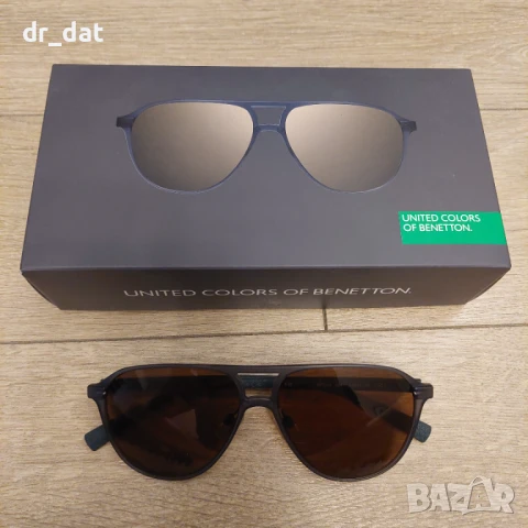 Оригинални очила с калъфче и кутия Benetton