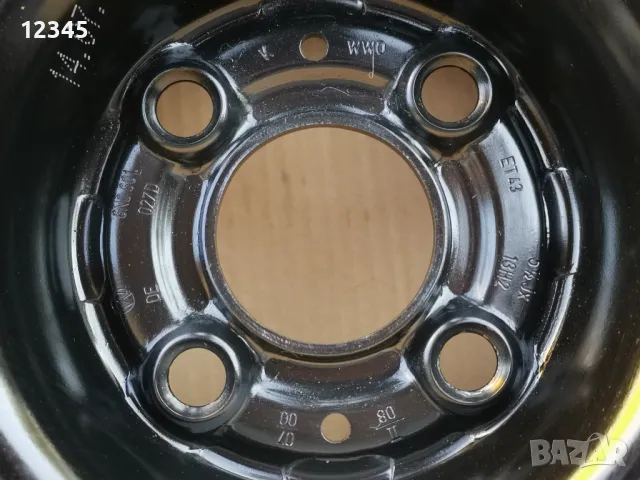 нова 13’’4x100 originalna za vw/seat- фолцваген/сеат-№368, снимка 4 - Гуми и джанти - 47117342