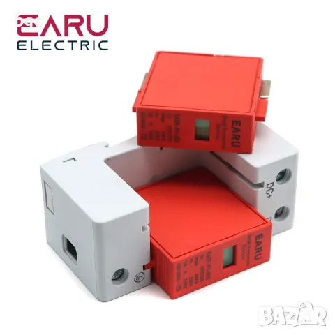 Мълниезащита за Фотоволтаици DC 500V 1000V Катодни отводители Арестори 1000V 30-60KA 500V 20-40KA, снимка 3 - Друга електроника - 49662812