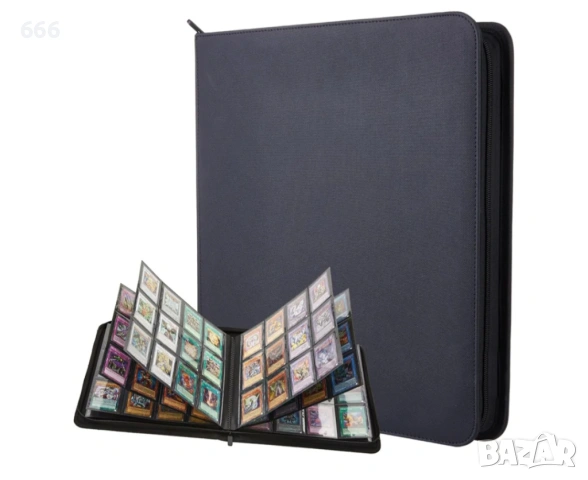 Албум за колекционерски картички Lictin, папка за карти с 576 джоба