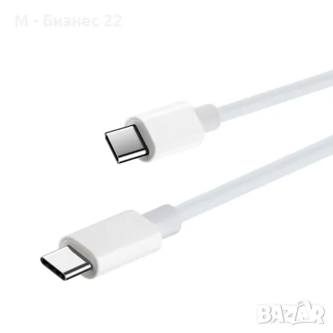 Кабел MXUC-05 USB-C – USB-C, 60W, 1.0 м, бял – Maxlife, снимка 5 - USB кабели - 47267589