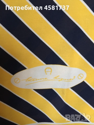 Копринен шал Etienne Aigner, снимка 2 - Шалове - 52010344