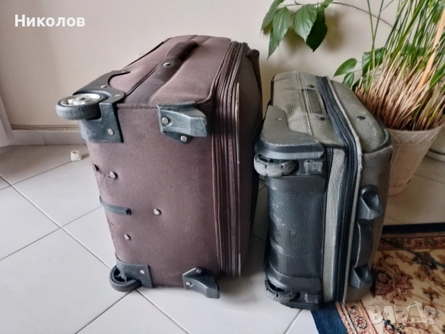 Куфар 2бр усилени колелца "AUSTRIAN AIRLINES "50/35/25см" "20лв"!+Доставка!, снимка 2 - Куфари - 52373447