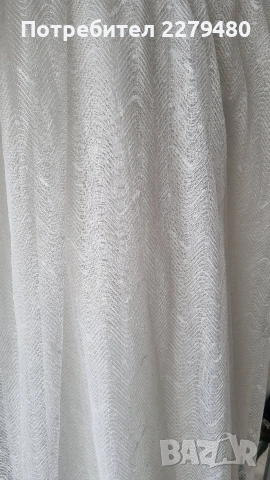 Перде бяло , снимка 2 - Пердета и завеси - 53579851