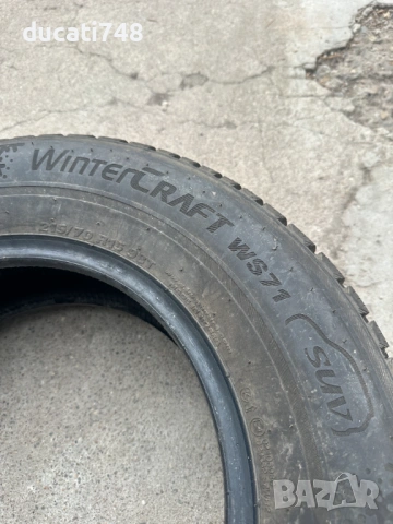 4бр. зимни гуми 215/70/15 Kumho WS71 SUV - DOT 2323 Като нови, снимка 9 - Гуми и джанти - 53928727