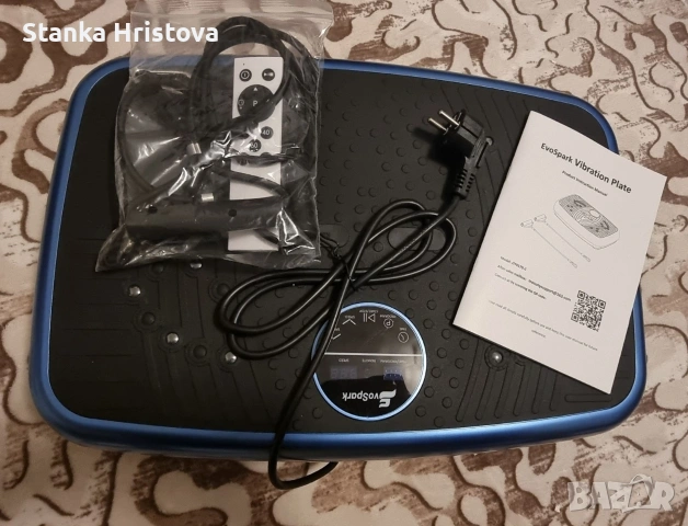 Вибрационна плоча за тренировки EvoSpark, снимка 5 - Фитнес уреди - 53424536