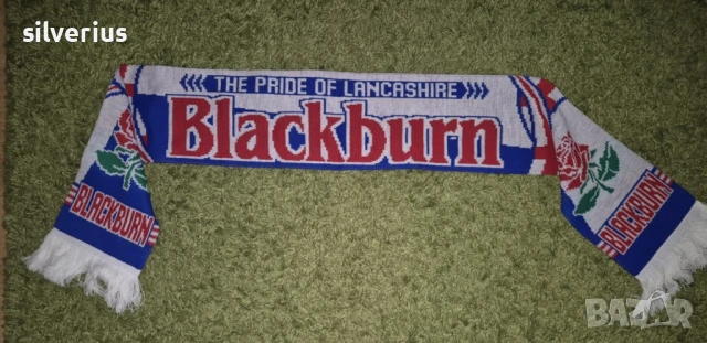 Оригинален шал на английския футболен клуб Блякбърн Роувърс (купен е от Англия)