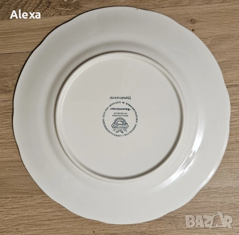 Комплект 6 оригинални чинии Villeroy & Boch серия Bauernblume ръчно рисувани, снимка 5 - Антикварни и старинни предмети - 53729722