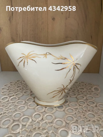 Lettin. Germany. 1958 г. Порцеланова ваза.