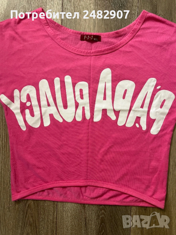 Къса дамска блуза, снимка 3 - Тениски - 53641971