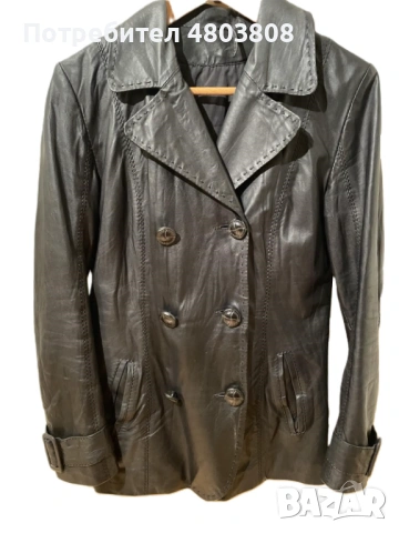 Елегантно дамско кожено яке Rockeds S – двуредно закопчаване