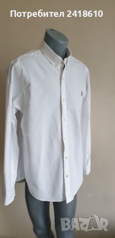 POLO Ralph Lauren Slim Fit Pique Cotton Mens Size XL ОРИГИНАЛ! НОВО! Мъжка Риза!, снимка 3 - Ризи - 45252743