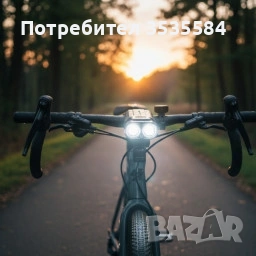мощен лед фар за велосипед, снимка 3 - Велосипеди - 53399388