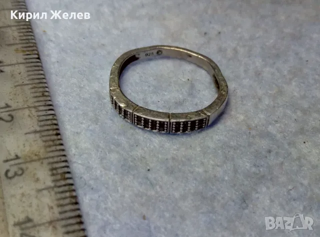 SWAROVSKI СКЪПОЦЕНЕН СРЕБЪРЕН ПРЪСТЕН СРЕБРО 925 с ЩЕМПЕЛ ЛЕБЕД на СВАРОВСКИ 47530, снимка 7 - Пръстени - 49733202