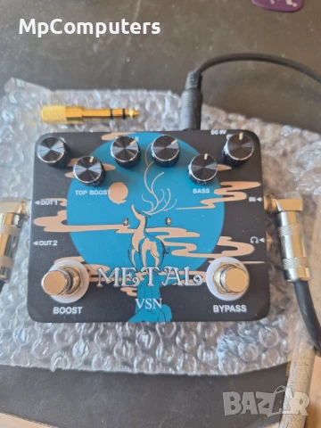 Продавам ефект за китара VSN Metal twin pedal, снимка 2 - Китари - 50683870