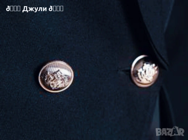 Дамско сако/ блейзър с двуредно закопчаване, снимка 6 - Сака - 53706347