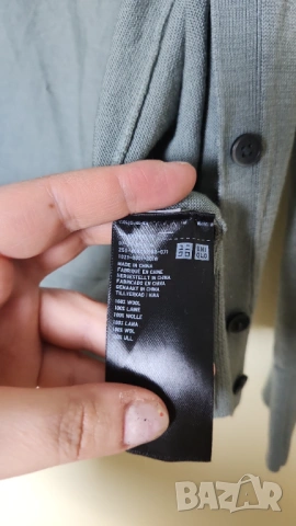 Жилетка пуловер Uniqlo каки, снимка 9 - Блузи с дълъг ръкав и пуловери - 54136865