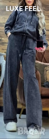 TOP MODEL 💎Памучен  Комплект с Камъни , снимка 2 - Комплекти - 53517385