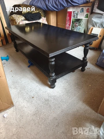 Ретро  Холна Маса от дърво, снимка 5 - Маси - 51077098