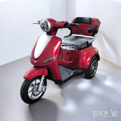 Електрическа Триколка blueElectric BM1-LUX 2000W | 60V | 24Ah | RED/GRAY, снимка 7 - Мотоциклети и мототехника - 49745647