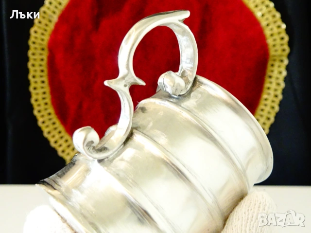 Калаена чаша WMF,красив релеф. , снимка 6 - Антикварни и старинни предмети - 54058776