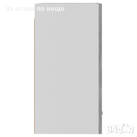 Висящ шкаф, бетонно сив, 39,5x31x60 см, ПДЧ Код P1000, снимка 7 - Шкафове - 51210269