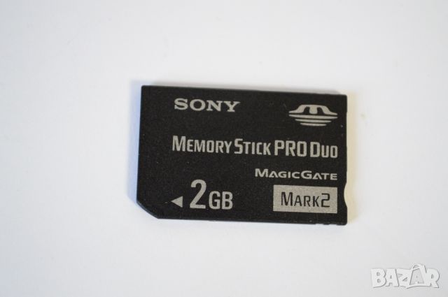Memory stick pro duo карта памет 2GB, снимка 1 - Чанти, стативи, аксесоари - 46228976