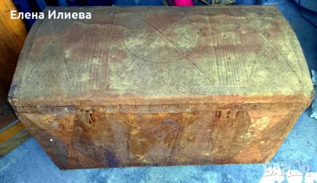 Ракла - сандък с метален обков , снимка 4 - Нумизматика и бонистика - 51160413