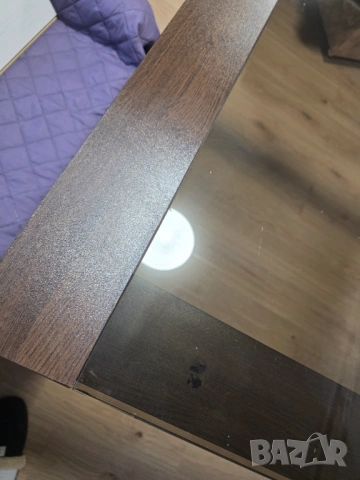 Трапезна маса със стъкло  90-130, снимка 5 - Маси - 54009234