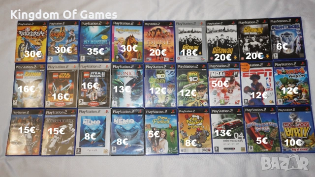 Игри за PS2 Sea Monsters/Barbie/Freekstyle/Dune/Lego Batman/Ben 10/NBA 2K11/Virtua Fighter 4/Worms 4