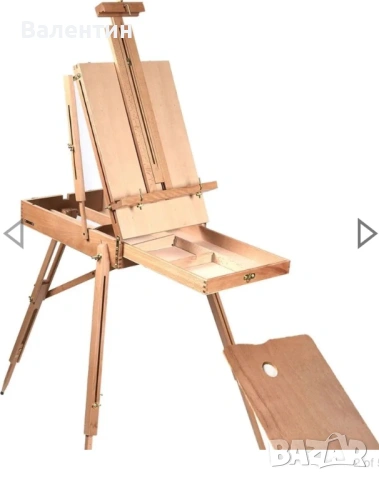 Сгъваем дървен статив Costway, снимка 3 - Други - 53370869