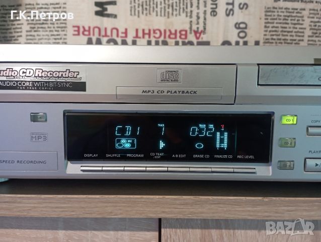"Philips"CDR802 Audio CD Recorder/СД-записвачка, снимка 5 - Ресийвъри, усилватели, смесителни пултове - 45380570