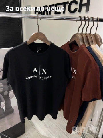 Armani Exchange Мъжка Тениска👕Мъжка Блуза С Къс Ръкав - Налични Различни Цветове Код SА Brand-7, снимка 2 - Тениски - 53881487