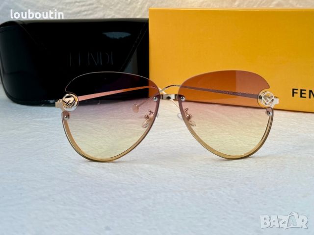 Fendi 2020 дамски слънчеви очила с лого, снимка 7 - Слънчеви и диоптрични очила - 45255892