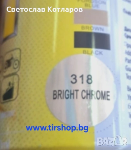 Спрей боя никел джанти, снимка 2 - Аксесоари и консумативи - 51753075