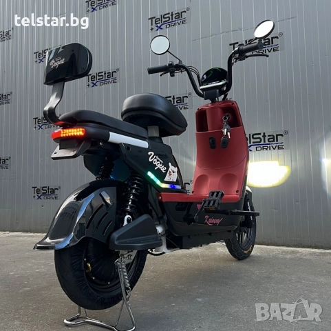 Електрически скутер TelStar Emal Light с двойна седалка Нов модел 2025, високопроизводителни батерии, снимка 16 - Мотоциклети и мототехника - 52426337