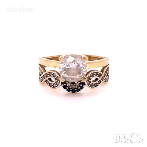 Златен дамски пръстен 3,57гр. 14кр. проба:585 размер:55 модел:33089-1