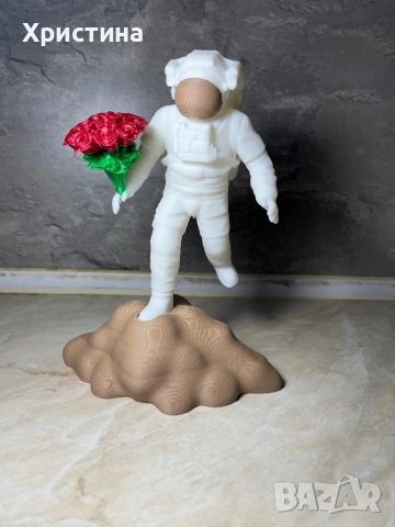 3 D прибтиране Цвете от Луната подарък за свети Валентин , снимка 2 - Ръчно изработени сувенири - 53268501