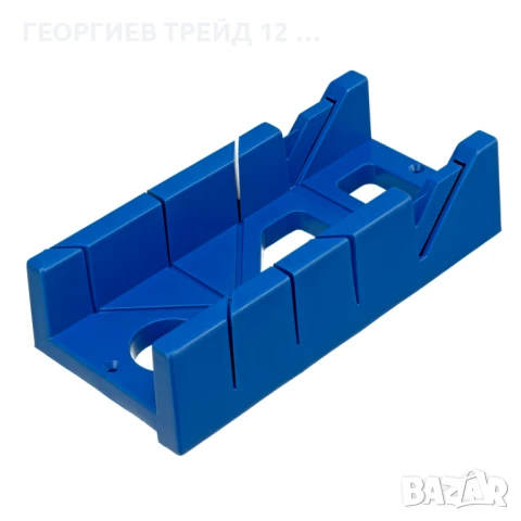 Пасвател, пластмасов, син, 4 ъгъла на рязане + трион, 350 мм - 22536, снимка 3 - Други инструменти - 50645119