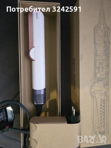 Преса за коса Dyson HT01 Airstrait CePk/RoGd, снимка 3 - Преси за коса - 53923786