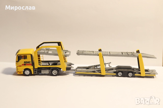 HERPA H0 1/87 MAN КАМИОН МОДЕЛ ВЛЕКАЧ АВТОВОЗ