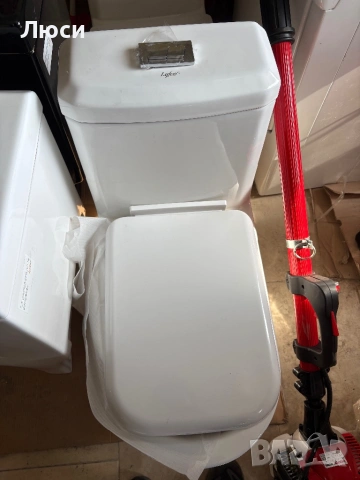 Моноблок тоалетна Lufco – бяла, нова