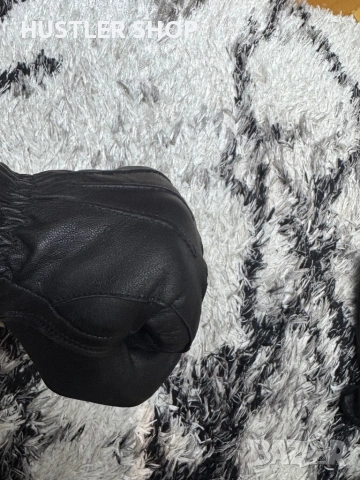 Мъжки ръкавици от естествена кожа BISON. Размер М, снимка 7 - Ръкавици - 53138394