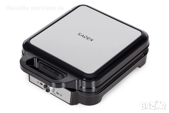Уред за сандвичи 3в1 KADEN, 1200W, грил, тостер, черен, 28x35x10,5см, снимка 4 - Тостери - 53380209