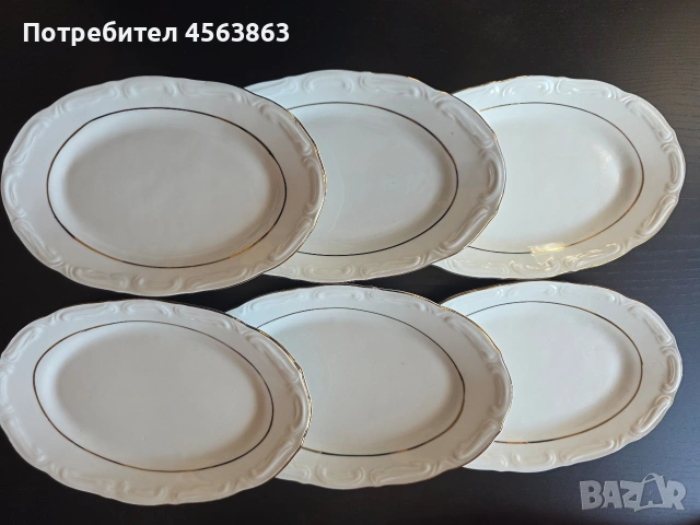 Порцеланови елипси, снимка 2 - Чинии - 53131890