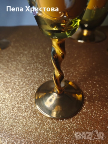 Комплект за аперитив Бохемия, снимка 7 - Чаши - 51555179