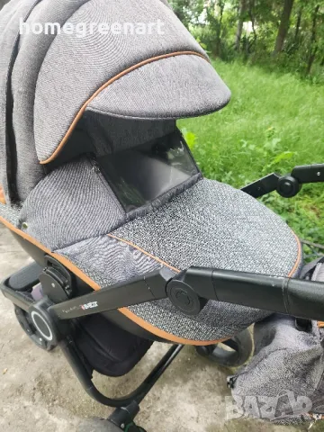 Полска комбинирана бебешка количка Adamex avatar 3в1 + подаръци , снимка 12 - Детски колички - 50316996
