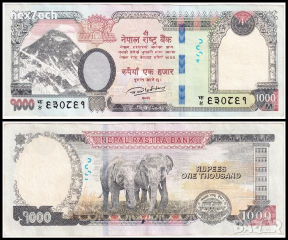 ❤️ ⭐ Непал 2019 1000 рупии ⭐ ❤️